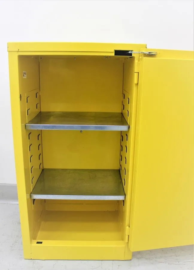 Jamco Products BJ18 yellow 18 Gal. capacity safety storage Cabinet flammable