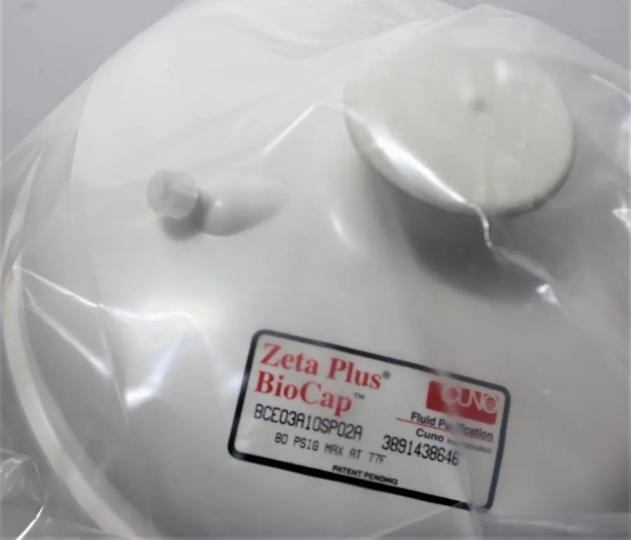 Cuno Zeta Plus Fluid Purification BioCap BCE03A10S CLEARANCE! As-Is