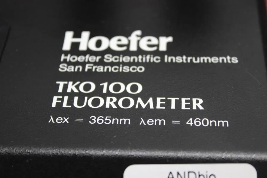 Hoefer Scientific TKO 100 Single-Wavelength DNA Mini-Fluorometer